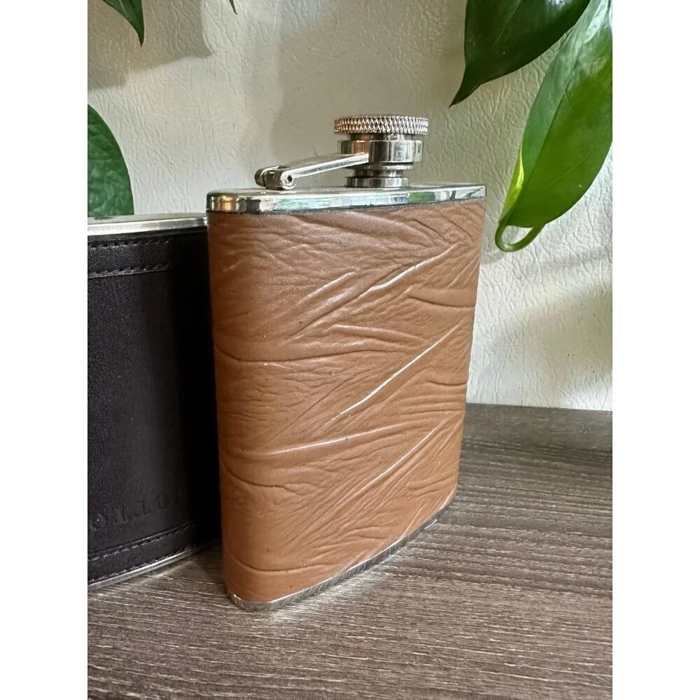 Two piece vintage Flasks